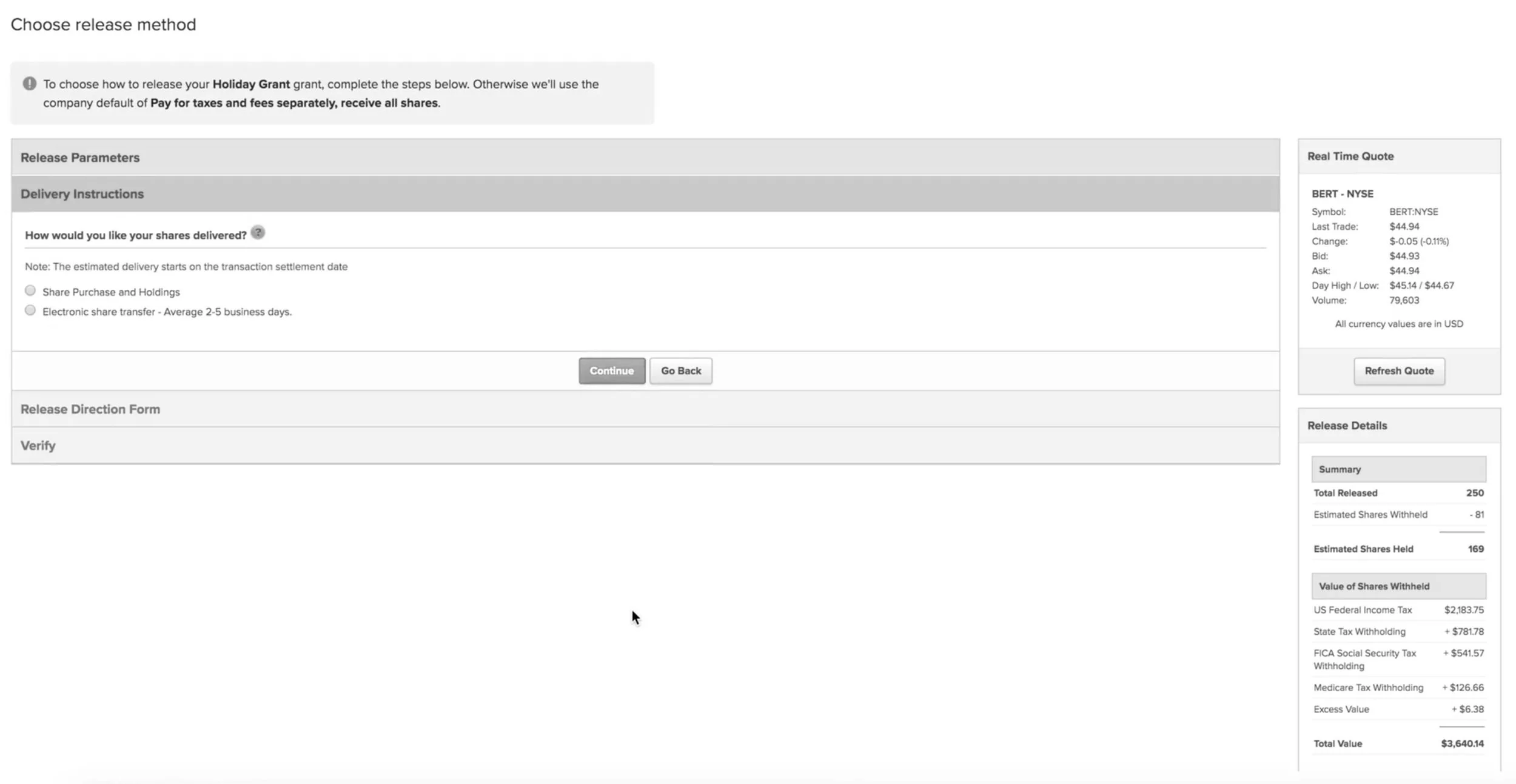 Legacy experience showing repetitive workflow