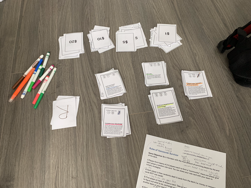 Playtesting session 1